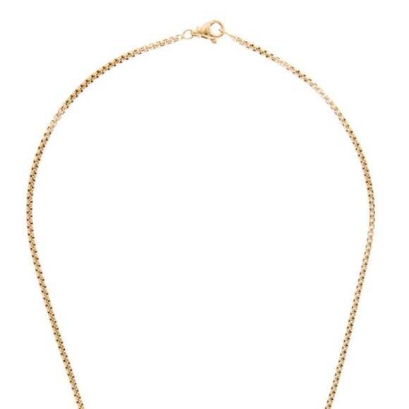 DAVID YURMAN 18K 750 YELLOW GOLD BOX CHAIN NECKLACE - Picture 3 of 8